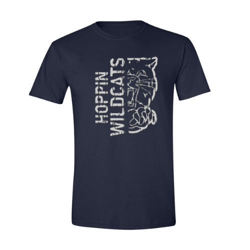 Hoppin Wildcats Bella canvas T shirt