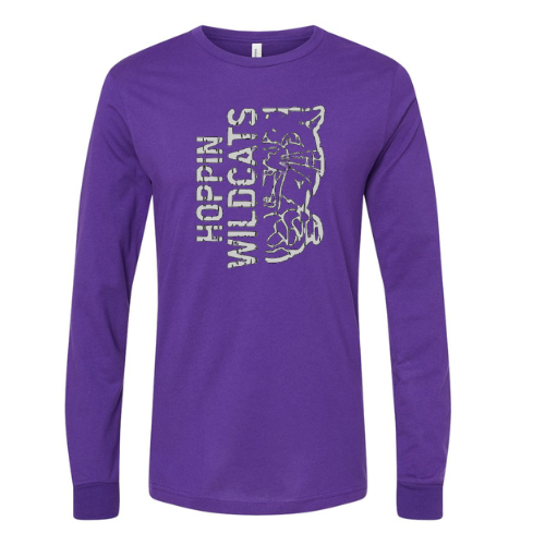 Hoppin Wildcat Long sleeve Tee